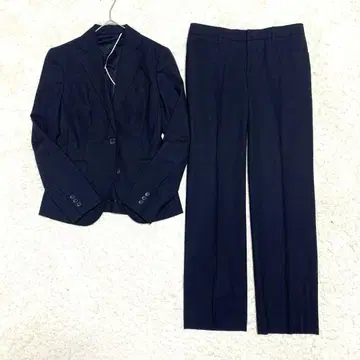 컨디션 최상 뉴요커 수트 수트 셋업 네이비 섀도우 체크