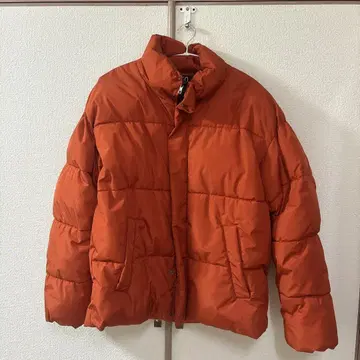 WEGO 오렌지 다운 자켓 M 사이즈