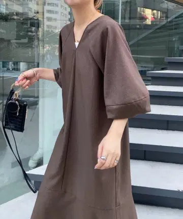 [ 사이즈 전개 있음 ] 퍼프 머메이드 원피스