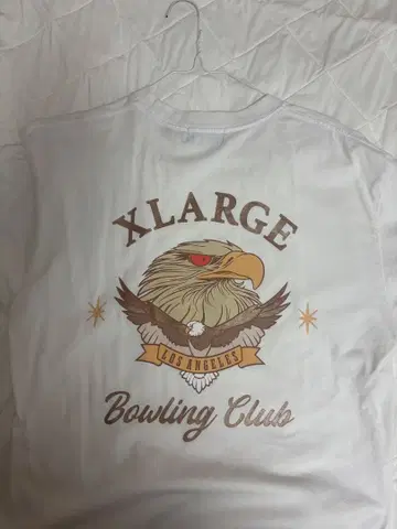 XLARGE 볼링 클럽 티셔츠 화이트