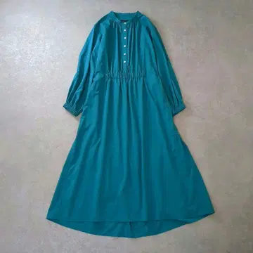 lelill 헨리 플레어 원피스 그린 롱 원피스 M 레릴