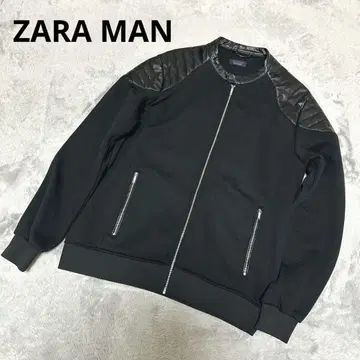 [ 컨디션 최상 ] ZARA MAN 자라 속기모 아우터 퀼팅 블랙 L