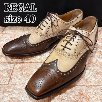 REGAL 리갈 가죽 신발 윙팁 메달리온 이탈리아제