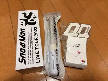 Snow Man LIVE TOUR 응원봉 3세트 (은색 테이프 포함)
