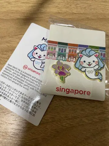 Merli 핀 배지 싱가포르 만박