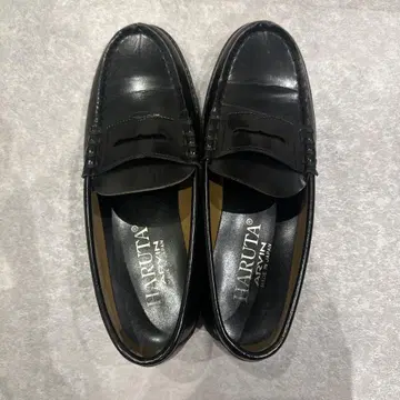 블랙 가죽 로퍼 25cm