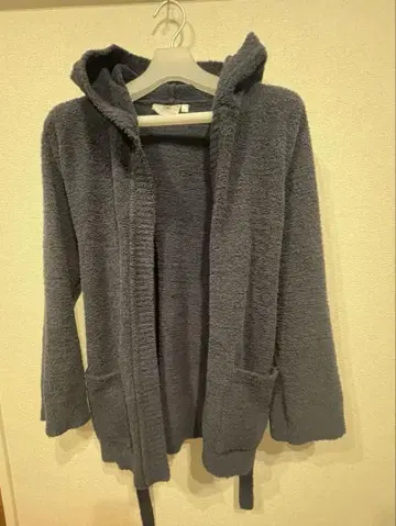 카시웨어 후드 부착 가디건
