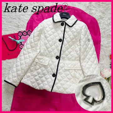 [ 고품질 ] kate spade 다운 코트 화이트 S 2way 퀼팅
