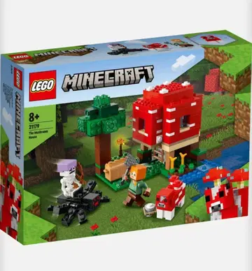 LEGO 레고 마인크래프트 버섯 하우스 21179