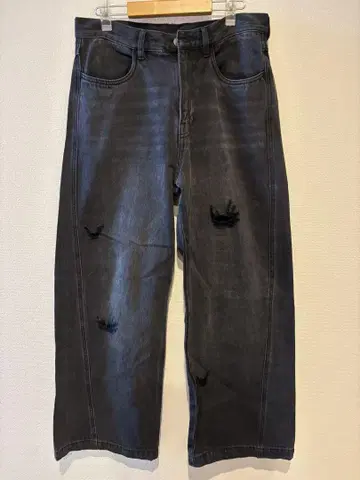 H&M 데미지 데님 팬츠 US 30/30