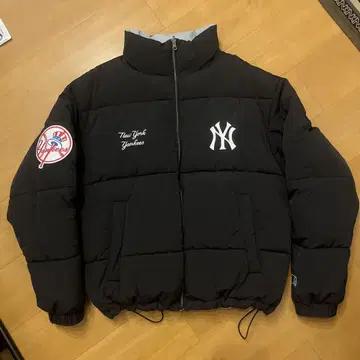 다운 자켓 MLB 와펜 자수 2WAY 리버서블