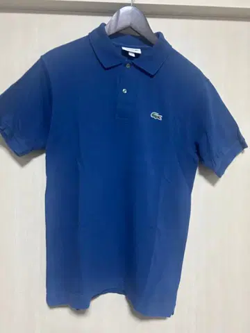 LACOSTE 네이비 피케 셔츠 US S L1212