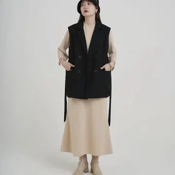 Tina JOJUN 하이웨스트 머메이드 드레스