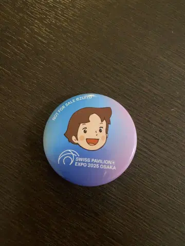 스위스관 캔 배지 하이디