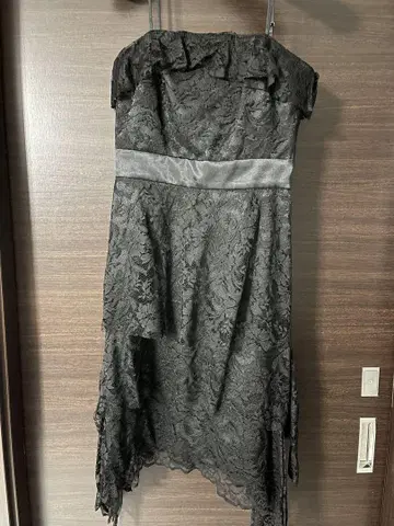레이스 드레스 블랙