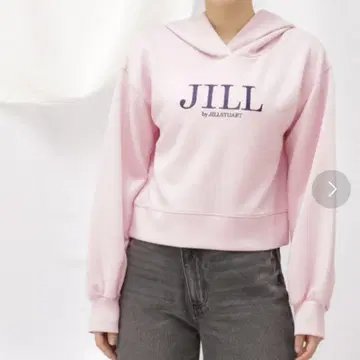 질 바이 질 스튜어트 JILLSTUART 로고 맨투맨 후드티