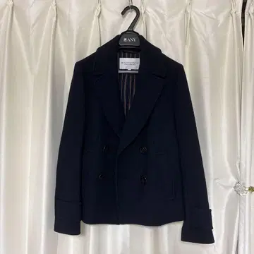 BEAUTY & YOUTH UNITED ARROWS 피 코트 네이비
