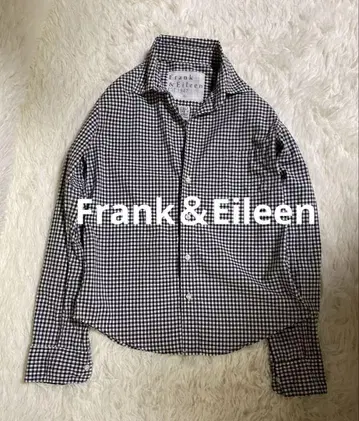 프랭크앤아이린 BARRY 깅엄 체크 셔츠 세탁 가능 XS
