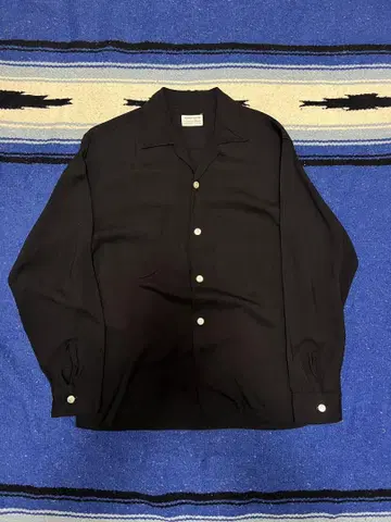50s 레이온 셔츠 블랙 Good condition special!