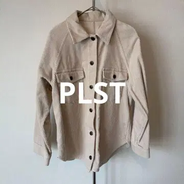새상품급 PLST 웜 리저브 CPO 자켓 오버 사이즈 베이지