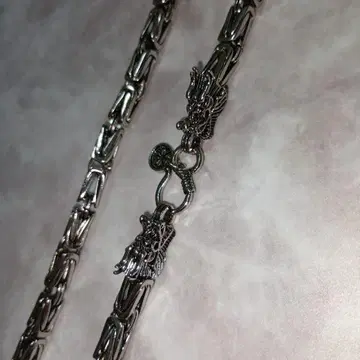 드래곤 DRAGON 용 룡 목걸이 실버
