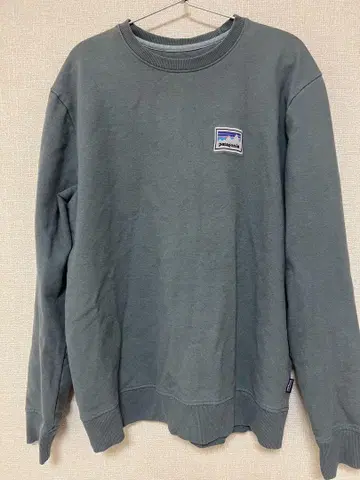 patagonia 블루 그레이 맨투맨 L 사이즈