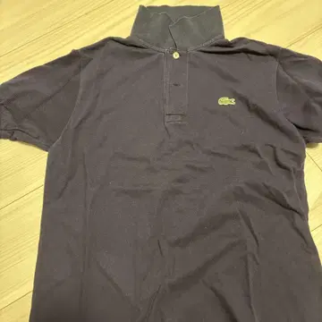 LACOSTE 네이비 피케 셔츠 사이즈 3