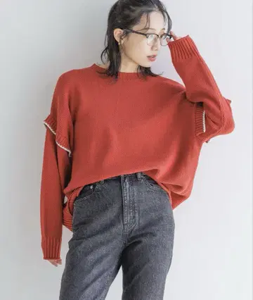 로리즈팜 니트 레드