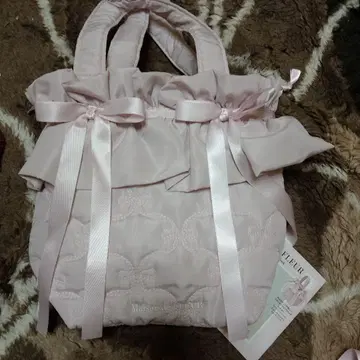 Maison de FLEUR 리본 포함 토트백