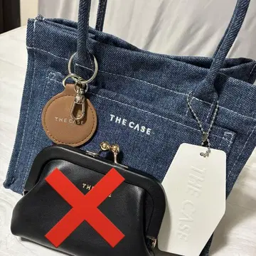 THE CASE 데님 토트백