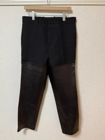 JIL SANDER 울 & 가죽 팬츠 ( 2022aw )