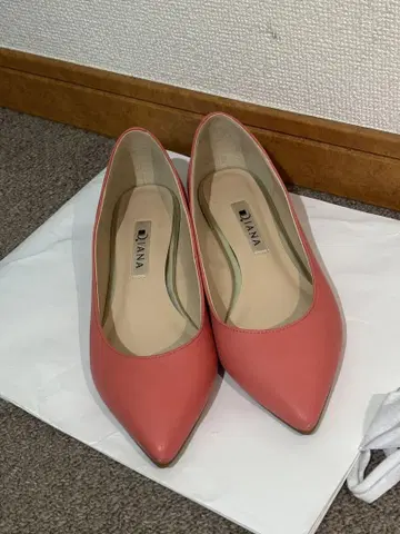 [ 새상품급 ] DIANA 다이애나 핑크 펌프스 22.5cm