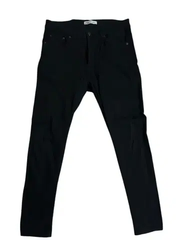 ZARA 자라 스트레치 블랙 데님 팬츠 스키니 데님 블랙