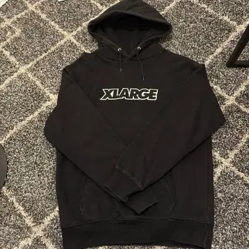 XLARGE 블랙 후드티