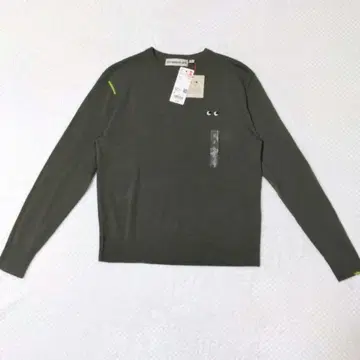 미사용 UNIQLO ANYA HINDMARCH 콜라보 니트 올리브 S