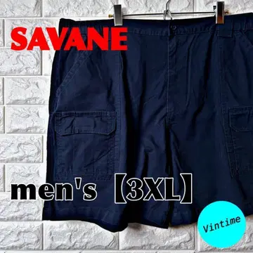 AB71 [ SAVANE ] 숏팬츠 [ 남성용 3XL ] 네이비