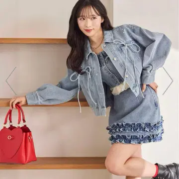 MAJESTIC LEGON 데님 셋업 M 사이즈
