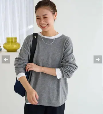 새상품 journal standard relume 3way 레이어드 니트