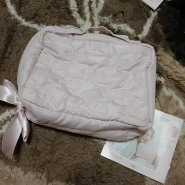 Maison de FLEUR 리본 케이스북 핑크