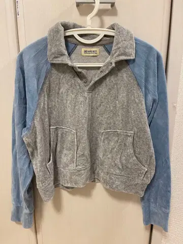 BEAMS BOY 플리스 폴로넥 트레이닝복