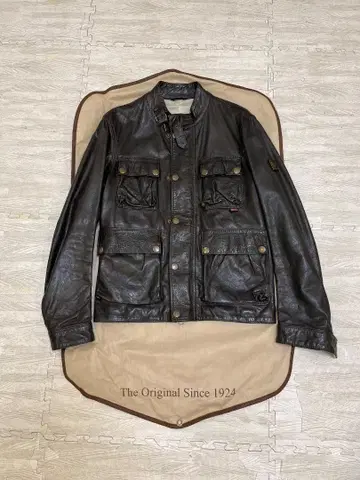 Belstaff 영국제 블랙 가죽 자켓 S 사이즈