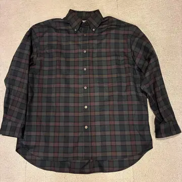 UNIQLO U 체크 무늬 셔츠 L
