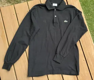 Lacoste 블랙 피케 셔츠 라코스테 남성용 긴팔 2 S 새상품급
