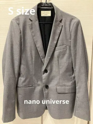 NANO UNIVERSE 그레이 테일러드 자켓