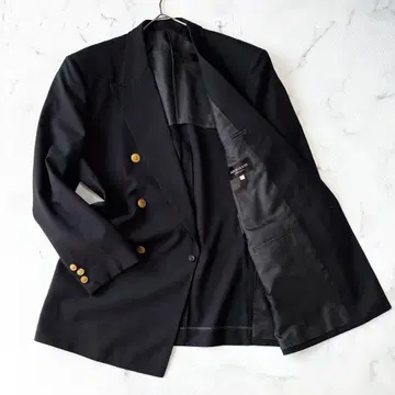 새상품급 네이비 더블 버튼 M