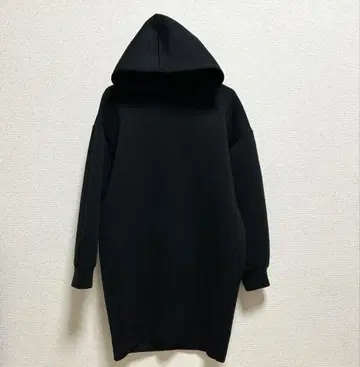 G.V.G.V 지비지비 후드 롱 후드티 블랙