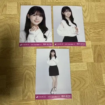 노기자카46 츠츠이 아야메 브로마이드 어깨 트임 상의 3종 컴프
