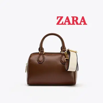 완판템 ZARA 시티백 택 포함 새상품 브라운