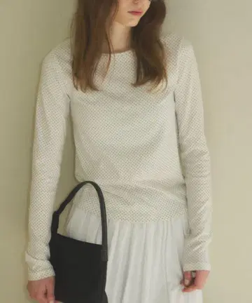 [ GIUNON ] mini dot long t-shirt