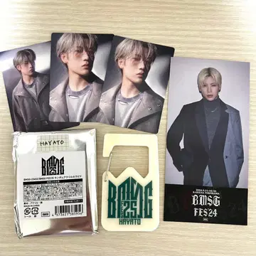 BMSGFES'25 포토 카드 카라비너 MAZZEL 하야토 세트